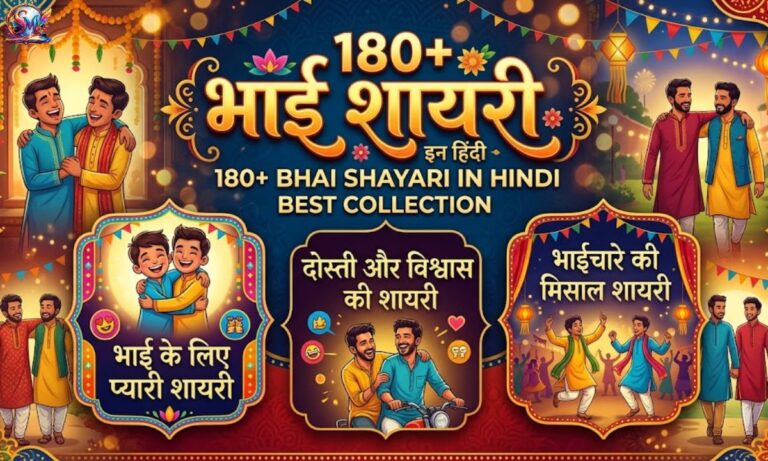 180+ Bhai Shayari in Hindi