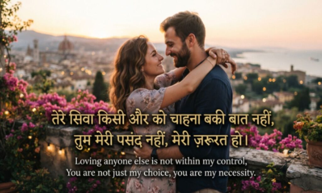2 Line Love Shayari in English