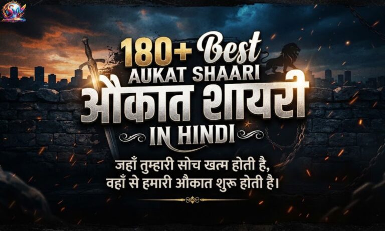 Aukat Shayari in Hindi