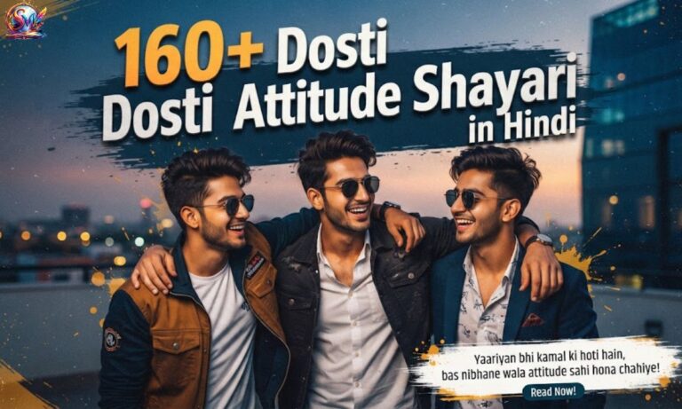 Dosti Attitude Shayari in Hindi