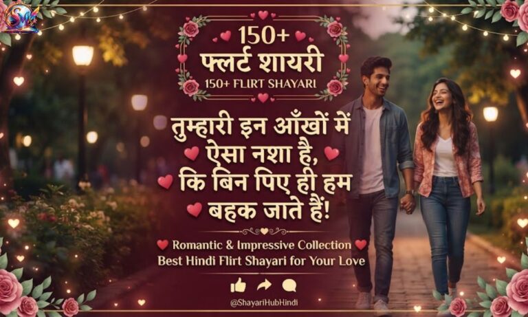 Flirt Shayari in Hindi