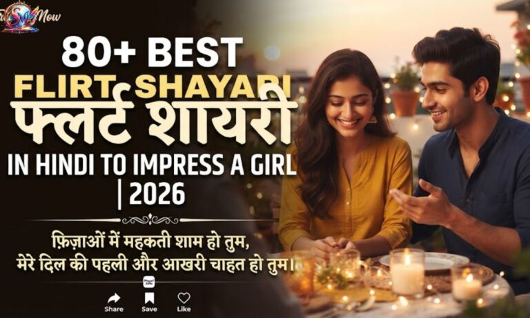 Flirt Shayari in Hindi